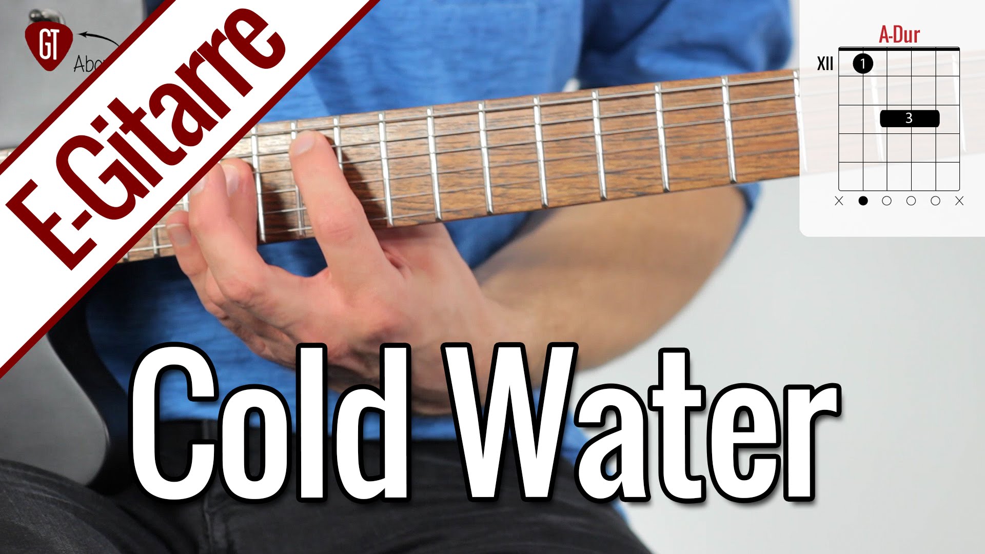 Major Lazer feat. Justin Bieber – Cold Water | E-Gitarren Tutorial Deutsch