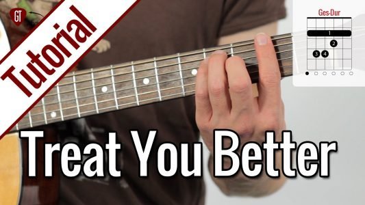 Shawn Mendes – Treat You Better | Gitarren Tutorial Deutsch