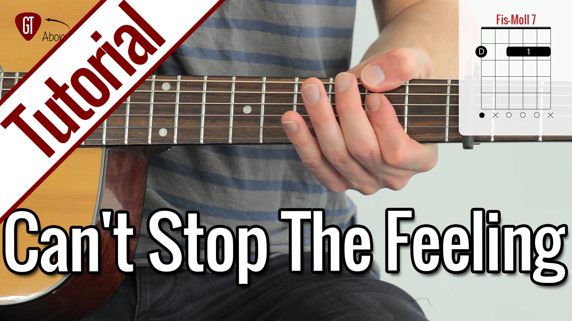 Justin Timberlake – Can’t Stop The Feeling | Gitarren Tutorial Deutsch