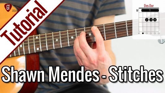 Shawn Mendes – Stitches | Gitarren Tutorial Deutsch