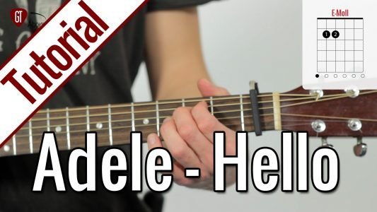 Adele – Hello | Gitarren Tutorial Deutsch