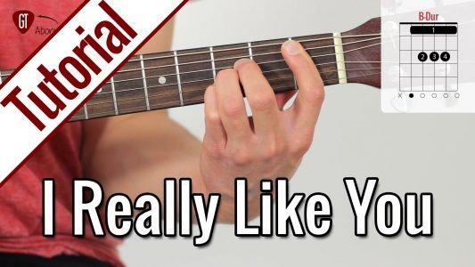 Carly Rae Jepsen – I Really Like You | Gitarren Tutorial Deutsch