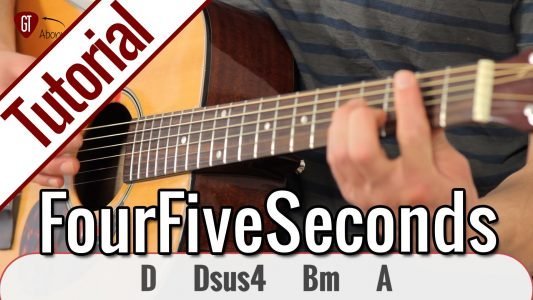 Rihanna, Kanye West & Paul McCartney – FourFiveSeconds | Gitarren Tutorial Deutsch