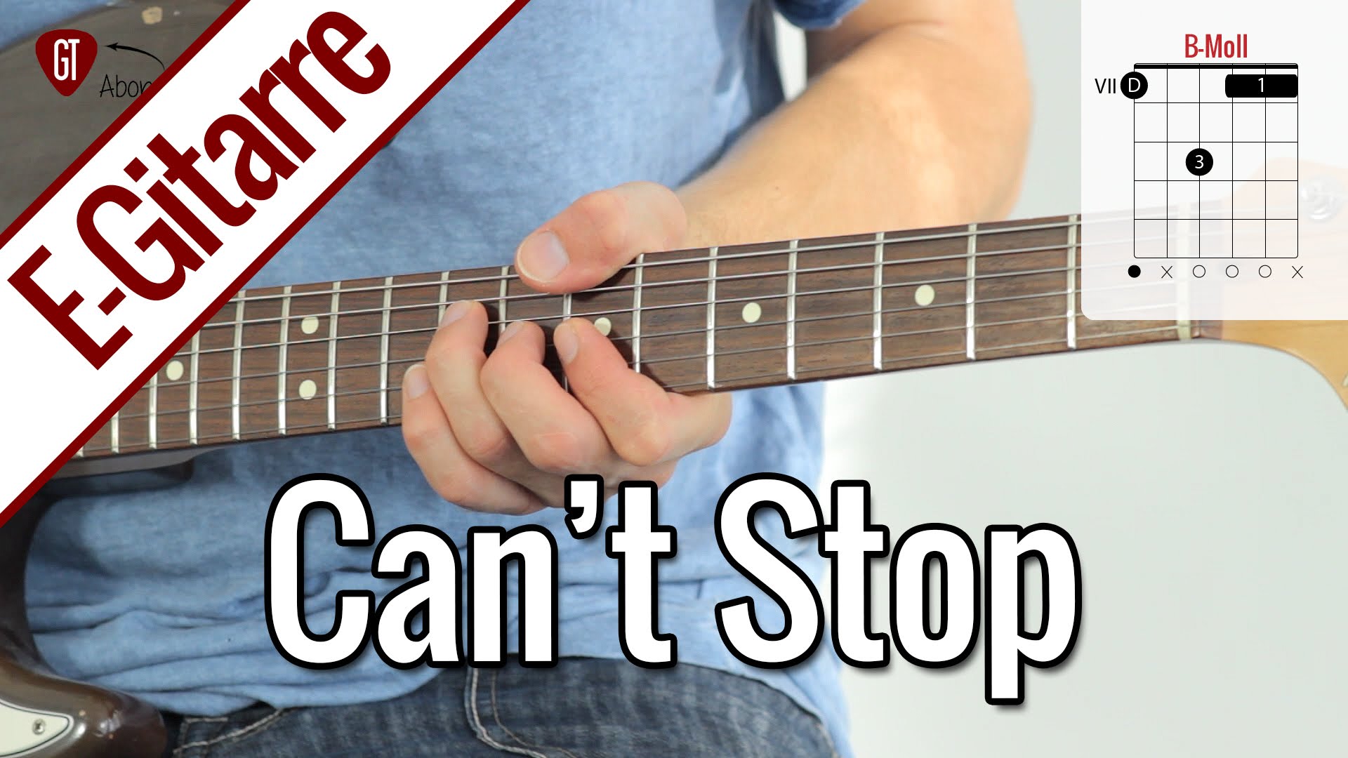 Red Hot Chili Peppers – Can’t Stop | E-Gitarren Tutorial Deutsch