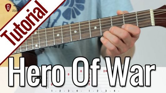 Rise Against – Hero Of War | Gitarren Tutorial Deutsch