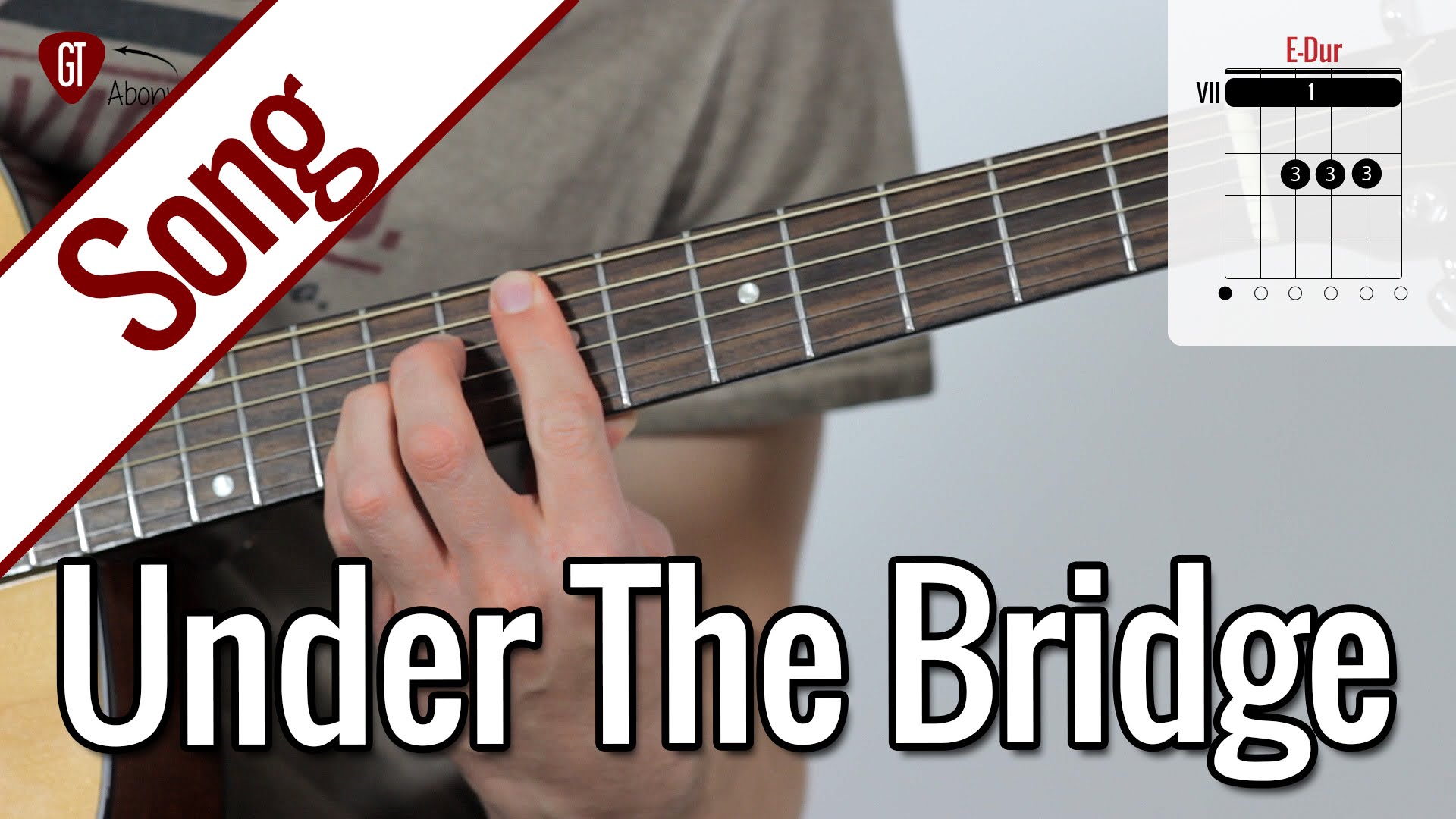 Red Hot Chili Peppers – Under The Bridge (Song) | Gitarren Tutorial Deutsch