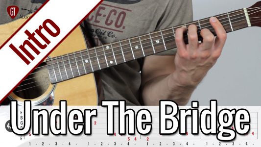 Red Hot Chili Peppers – Under The Bridge (Intro) | Gitarren Tutorial Deutsch