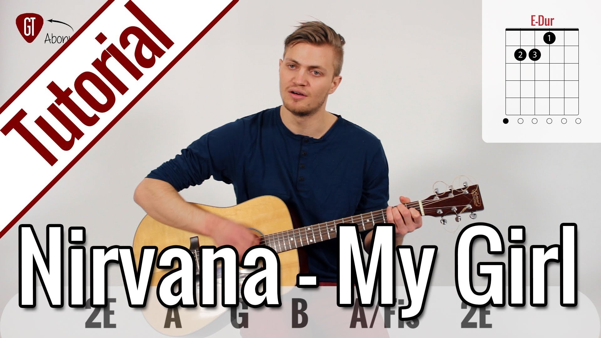 Nirvana – Where Did You Sleep Last Night? (My Girl) | Gitarren Tutorial Deutsch