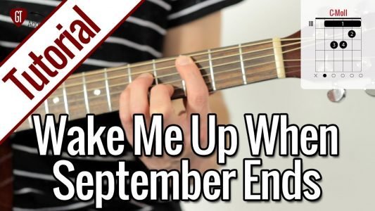 Green Day – Wake Me Up When September Ends | Gitarren Tutorial Deutsch