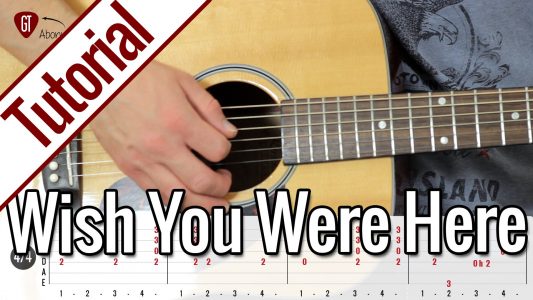 Pink Floyd – Wish You Were Here | Gitarren Tutorial Deutsch