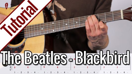 The Beatles – Blackbird | Gitarren Tutorial Deutsch