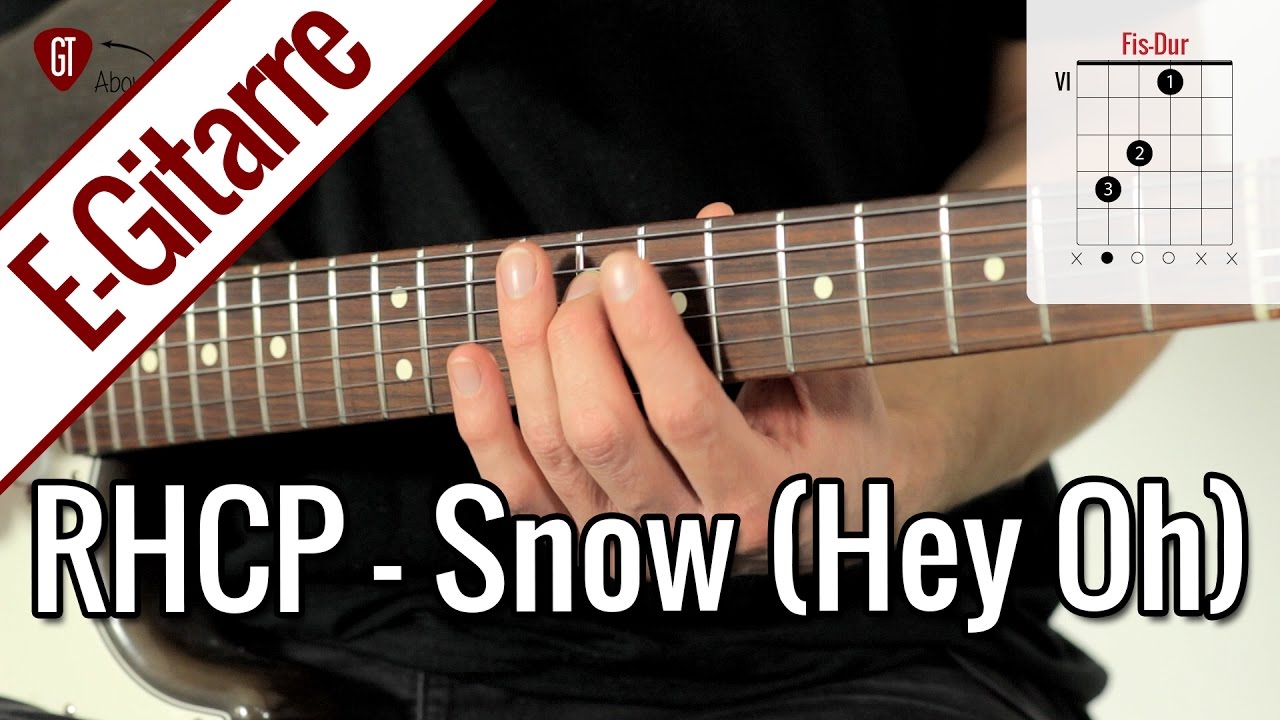 Red Hot Chili Peppers – Snow (Hey Oh) | E-Gitarren Tutorial Deutsch