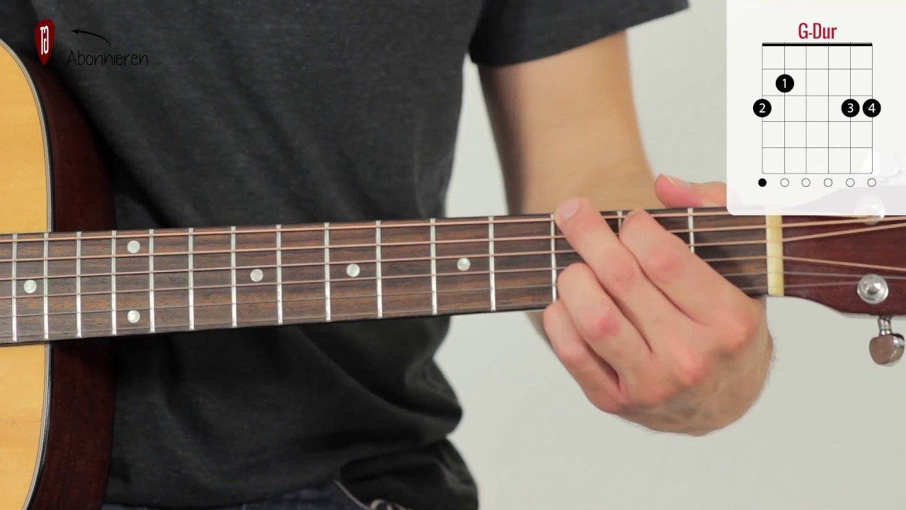Gitarre lernen – Zweite Gitarrenstunde: Die ersten Akkorde | Gitarrenschule