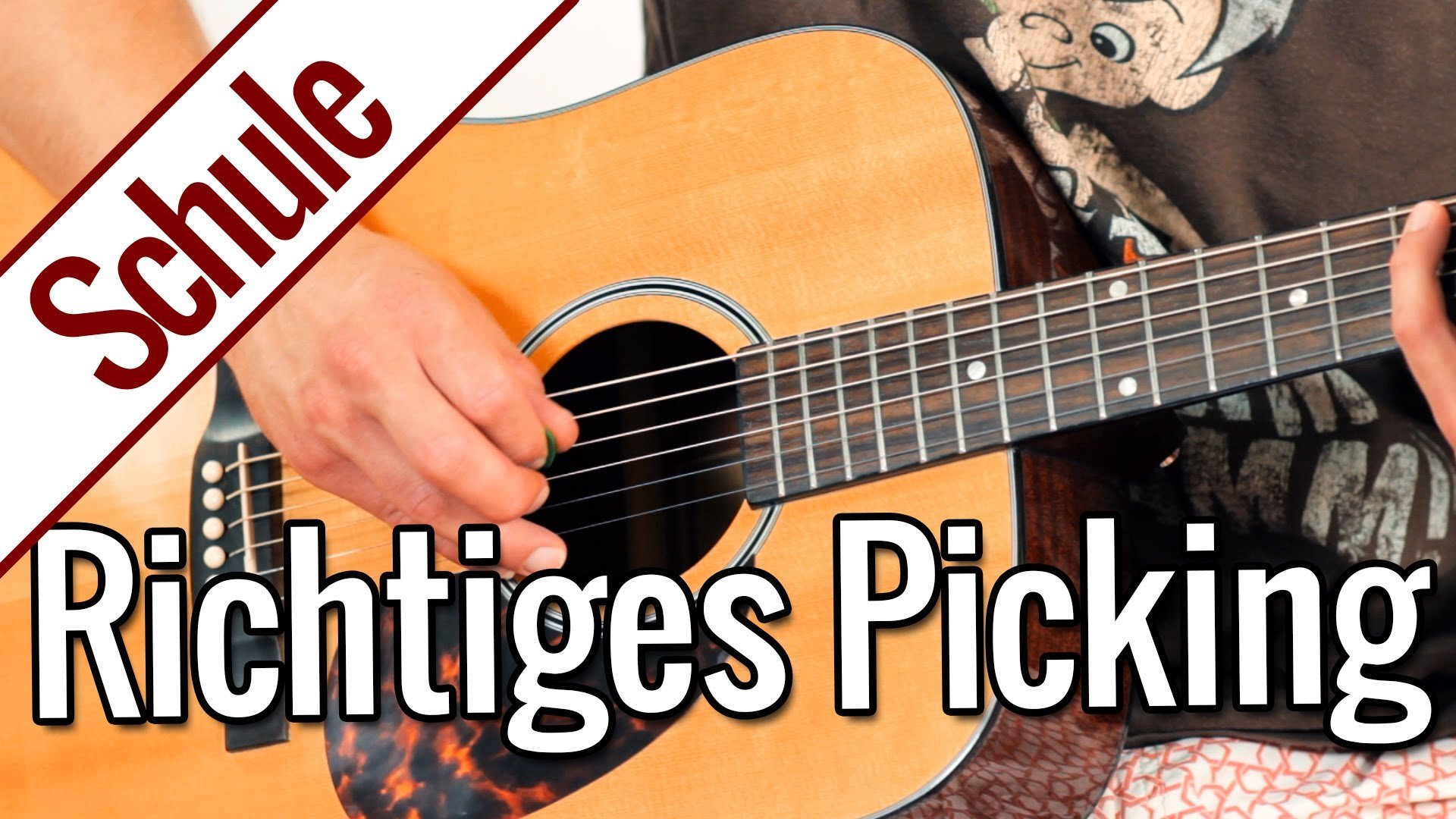 Richtiges Picking mit Wechselschlag – Tonleiterspiel | Gitarrenschule