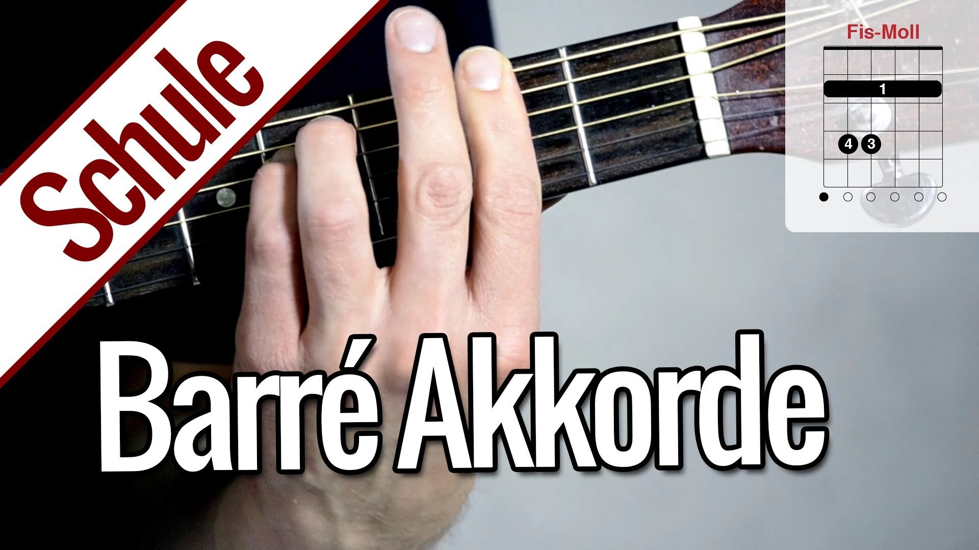 Barré Akkorde | Gitarrenschule