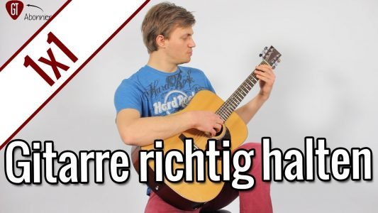 Gitarre richtig halten | Gitarren 1×1