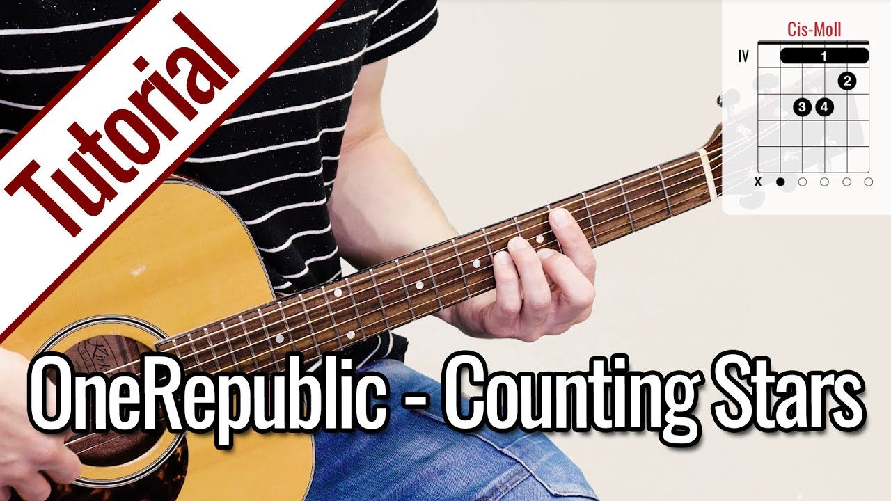 OneRepublic – Counting Stars | Gitarren Tutorial Deutsch