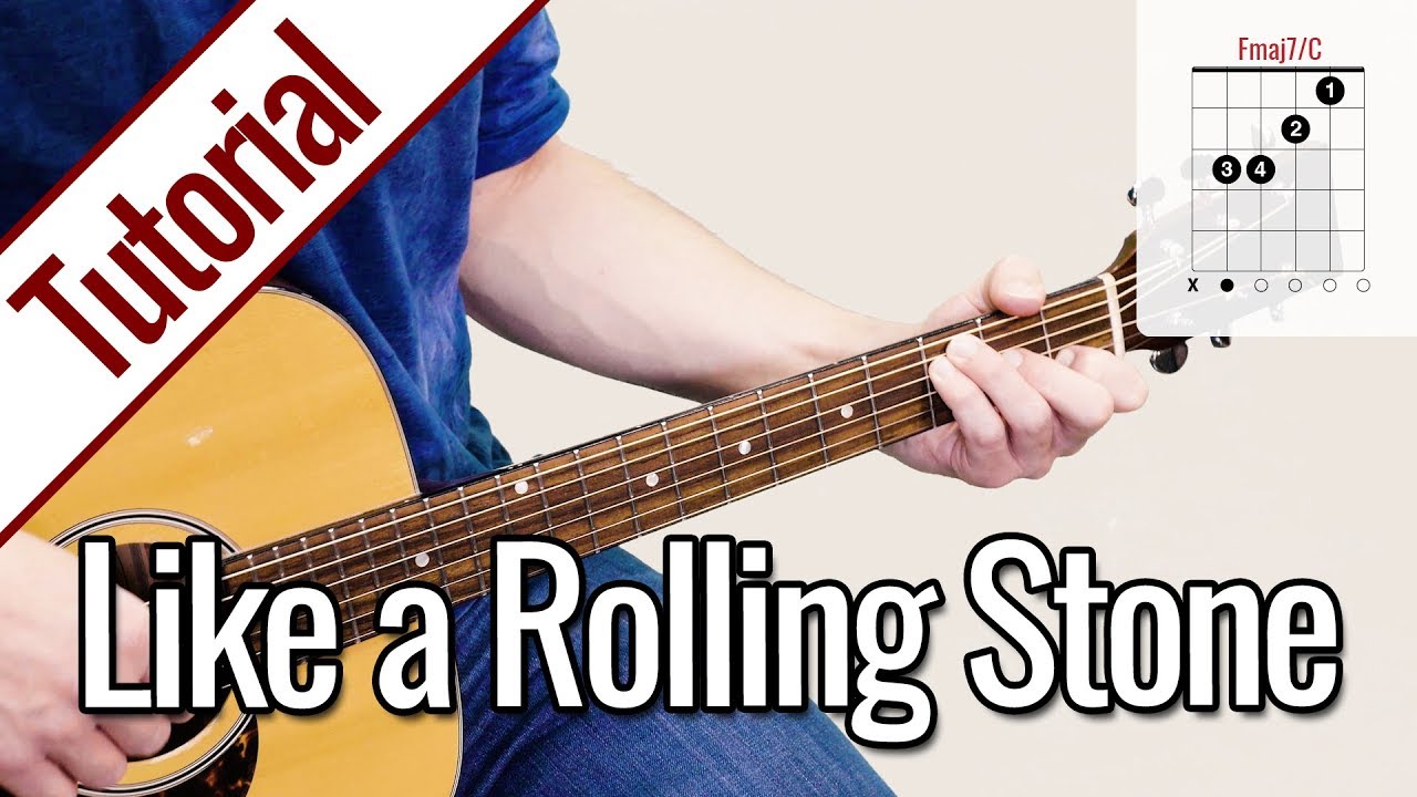 Bob Dylan – Like a Rolling Stone | Gitarren Tutorial Deutsch