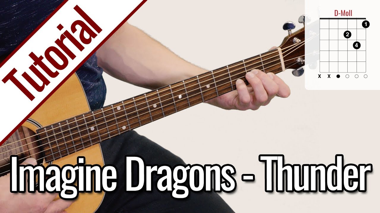 Imagine Dragons – Thunder (Fingerstyle) | Gitarren Tutorial Deutsch