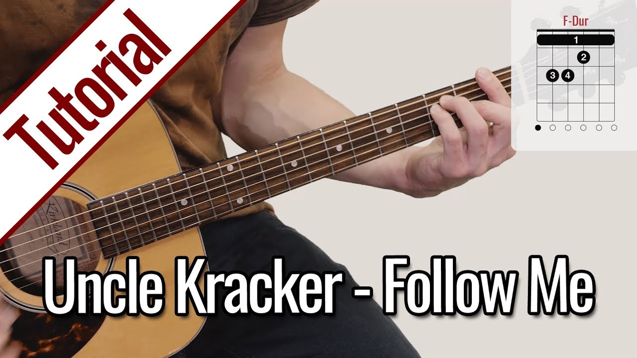 Uncle Kracker – Follow Me | Gitarre Lernen Deutsch