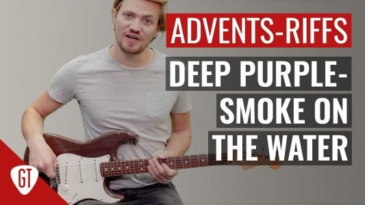 Deep Purple – Smoke On The Water | Riff Tutorial Deutsch