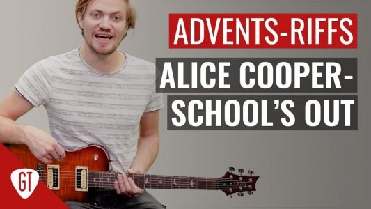 Alice Cooper – School’s Out | Riff Tutorial Deutsch