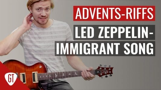 Led Zeppelin – Immigrant Song | Riff Tutorial Deutsch