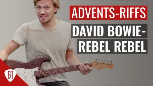 David Bowie – Rebel Rebel | Riff Tutorial Deutsch