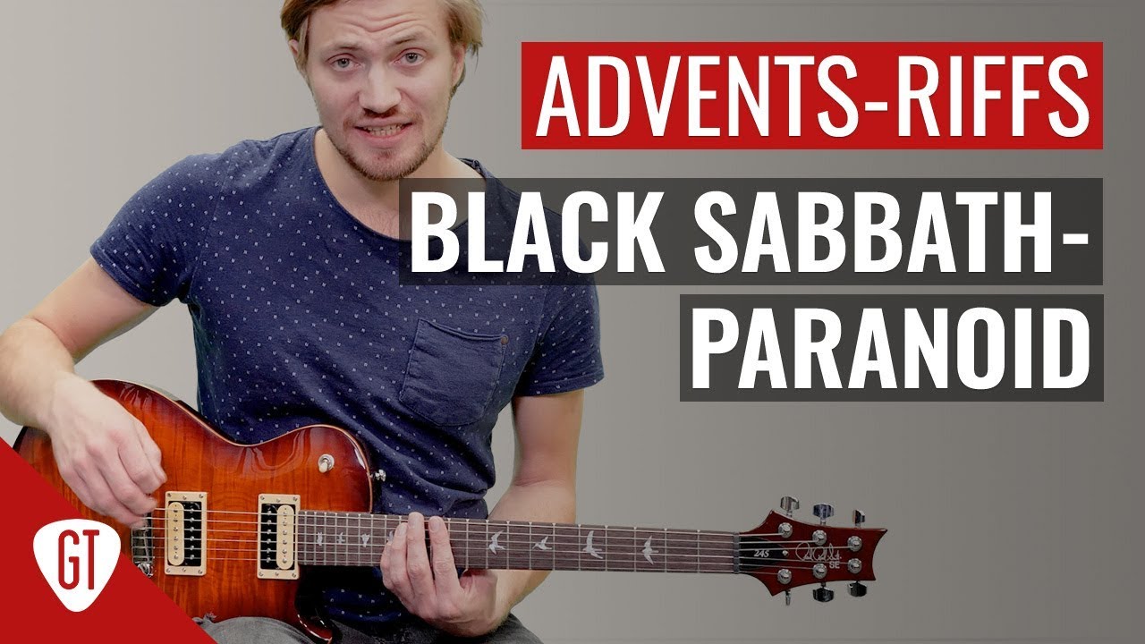 Black Sabbath – Paranoid | Riff Tutorial Deutsch