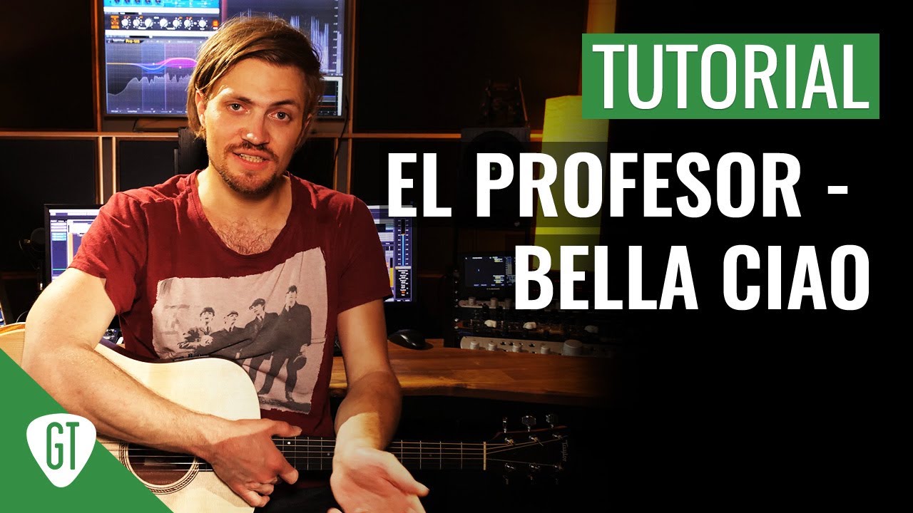 El Profesor – Bella Ciao (Haus des Geldes Soundtrack) | Gitarren Tutorial Deutsch